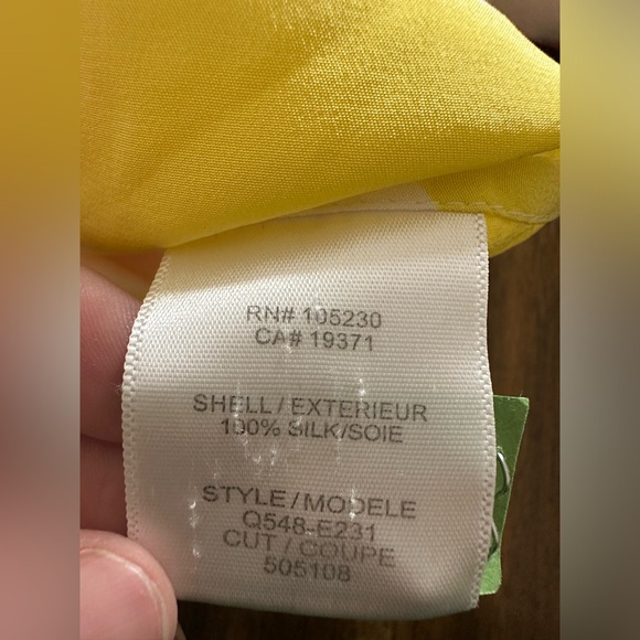 EQUIPMENT Essential Striped Pocket Front 100% Silk Button Down Blouse Size M - Picture 4 of 6